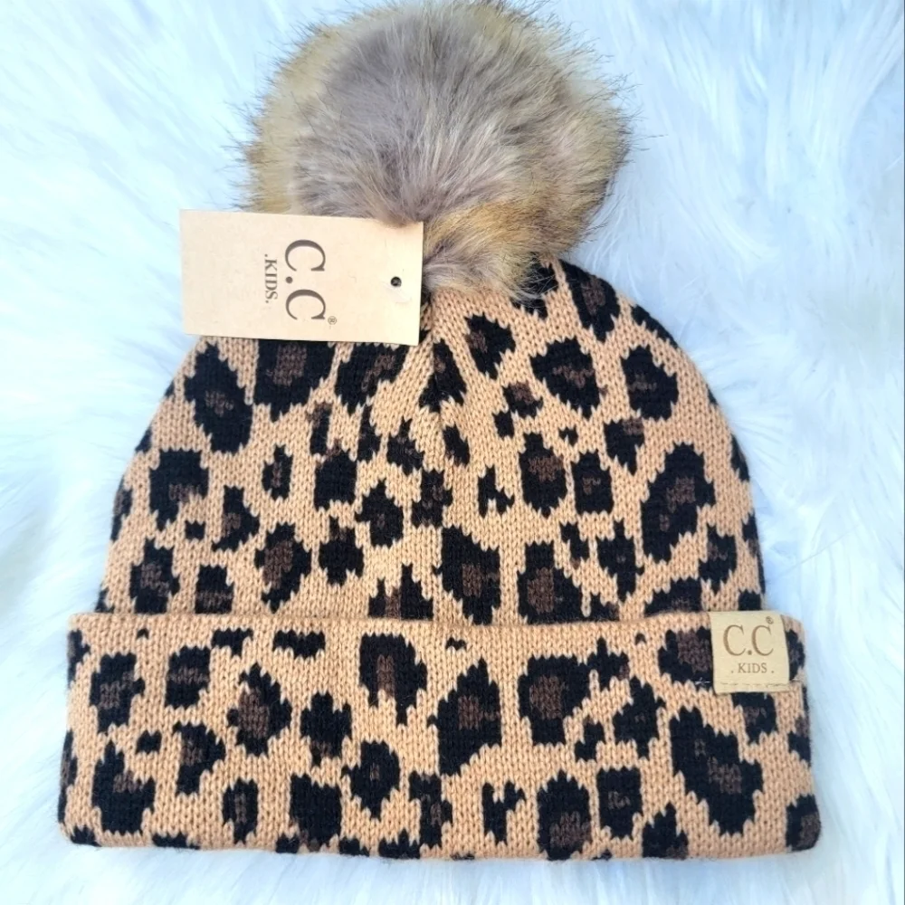 NWT C.C Knit Hat with Pom Pom